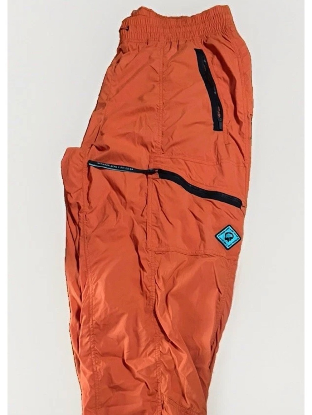 Outdoor Afro x REI Women 18W Orange Pull On Cargo Jogger Trail Paratrooper Pants